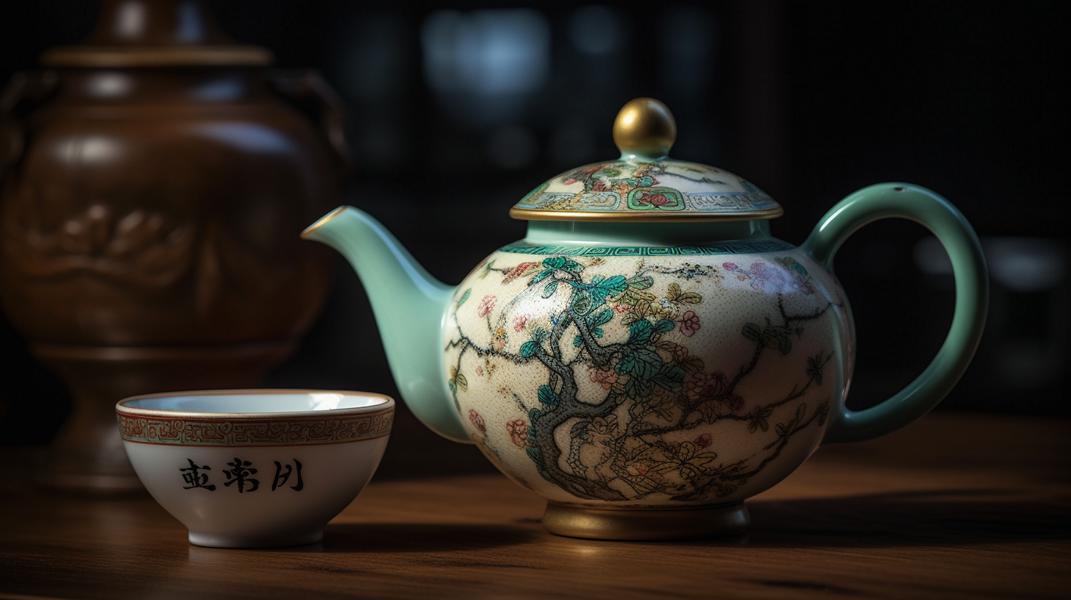 sidney25840_Ein_chinesischer_Kaiser_im_8_Jahrhundert_beim_Tee_t_5c84872e-5c14-4880-9941-9ada3f0320be Chinesische Teekultur Friedrichstädter Kaffeekontor Teewelt Friedrichstadt Teeladen Friedrichstadt Rosen-Huus
